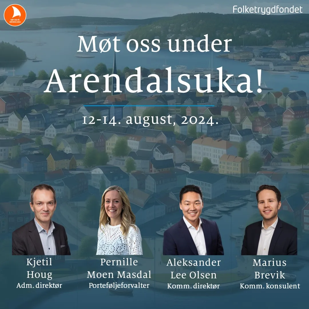 Folketrygdfondet under Arendalsuka, foto