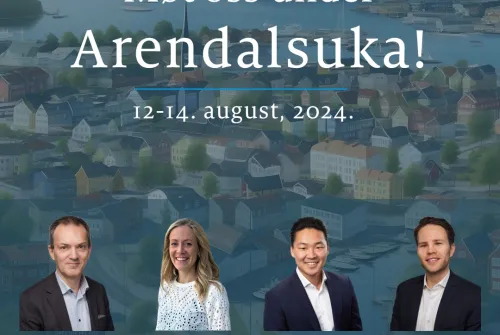 Folketrygdfondet under Arendalsuka, foto