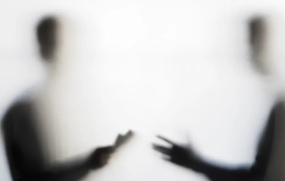 Personer med skurret bakgrunn, fioto